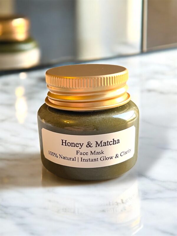 Matcha, Honey, Grape Seed Oil & Vitamin E Mask — Your Skin’s Natural Glow Booster
