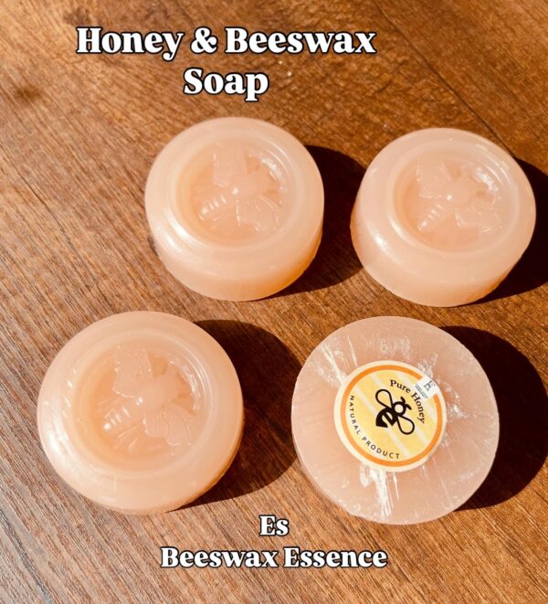 Natural Rose Oil Soap with Honey - Image 2